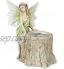 H HILABEE Statue Ornement Figurine de Fée Pot de Fleurs Décoration de Maison Jardin Fée Sculpture Collection Cadeaux pour Pendaison de Crémaillère