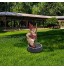 Nain de Jardin Exterieur Imperméabiliser Pole Dance Garden GNOME Statue de Résine Drôle Jardin Sculptures Décoration Exterieur pour Cours Pelouses Terras
