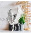 Sculpture d'art Ange Statue 3D Angel Art Sculpture Esthétique Art Sculpture Décorations De La Maison pour Salon Chambre Décoration  Ornement De Jardin en Résine pour Aménagement Paysager Cour