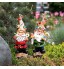 VAINECHAY Décoration De Jardin Statue GNOME Exterieur Décoration Exterieur Statues De Jardin Gnomes DéCor à La Maison Fée Miniature Grande Sculpture Nains Figurines Résine Figurine Nain De Jardin