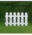 5PCS Clôture en Plastique clôture Jardin PVC Blanc Bordure de Jardin Plastique palissade Jardin Clôture de décoration de Jardin d'enfants de Mariage de Cour intérieure ou extérieure 50x32cm