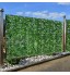 Brise-vue artificiel pour jardin Clôture de haies artificielles et faux lierre Décoration d'extérieur 0,5 x 1 m