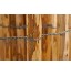 Clôture à ganivelle- Longueur 5 m Espace 7-8 cm Clôture à lattes en bois Décoration pour jardin 100