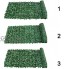 Clôture de confidentialité de lierre artificiel clôture de haies artificielles de 19.68 x 39.37 pouces clôture de treillis mural décoration de feuilles de vigne pour jardin intérieur en plein air