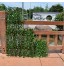 Clôture rétractable avec vigne verte artificielle clôture en bois de jardin décoratif avec plante de haie topiaire pour décoration de jardin intérieur et extérieur balcon verdure murs accessoires