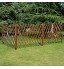 lpzsmd Treillis Jardin Panneau Bois Jardin Clôtures décoratives Clôture télescopique Support de Fleurs clôture de Piquet clôture en Bois clôture d'escalade adaptée aux balcons de Jardin extérieur l