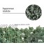 Outsunny Haie Artificielle Brise-Vue décoration Rouleau 3L x 1H m Feuillage réaliste Anti-UV Vert