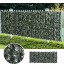 Outsunny Haie Artificielle Brise-Vue décoration Rouleau 3L x 1H m Feuillage réaliste Anti-UV Vert