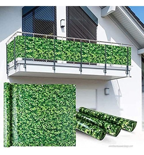 Plantes Artificielles Clôtures Mur Vegetal Exterieur Clôture artificielle pour plantes de jardin Clôtures décoratives Clôture de confidentialité Treillis d'écran de haie de confidentialité ave