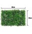Yuema Clôture de lierre artificiel feuille de haie artificielle verte clôture de confidentialité en plastique décor mural aménagement paysager jardin grille brise-vue revêtement