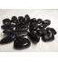 20 kg de galets polis Aquagart pierres de décoration pour jardin et bassin étang noires 40 à 80 mm