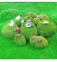 Lot de 12 pierres artificielles LJY assorties en taille En mousse Pour décoration florale décoration de jardin de terrarium bricolage