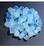 LULIJP Pierres décoratives Opal Cube Cube Cube Naturel Cristaux minéraux Gemstones Jardin Fine Jardin Reiki Feng Shui Décoration Stones Color : Bleu Size : 200g