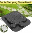 QOTSTEOS Moule pour pavage en béton Forme de tortue Pour la création de dalles Pour le jardin la pelouse les allées Noir