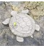 QOTSTEOS Moule pour pavage en béton Forme de tortue Pour la création de dalles Pour le jardin la pelouse les allées Noir