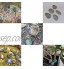 YST Pierres plates à peindre & galets décoratives pour jardin Pierres lisses naturelles pour décoration d'aquarium 20 à 40 mm 1.9 kg