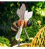 Augneveres Moulin à Vent Coloré Whirligig Clown Series Windmill Sculptures et Mobiles à Vent Statues de Jardin de Printemps Pour Le Décor de Jardin elegantly