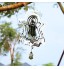 EliteMill Mobile à vent sur le thème d'Halloween 3D fantôme araignée citrouille sculptures en acier inoxydable pendentif créatif à suspendre pour la maison le jardin la cour