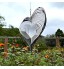 Kining Mobile en Acier Inoxydable Wind Spinner 3D Métal Sculptures Cinétiques À Vent Spinner A Vent Exterieur pour Décoration De Jardin Patio