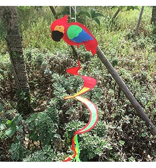 KOFUN Moulin à vent en spirale coloré en forme d'animal Pour jardin cour et extérieur