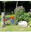 Yajun Windmill Résine Perroquet Moulin À Vent Spinner Whirligig Asuka Série Art Sculpture Cour Jardin Piquet Décor À La Maison 28 * 20 CM