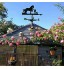 DGHJK Girouette en Acier Inoxydable avec Support de Toit Cadeau de décorations en métal de Jardin de Toit de girouette de Cheval pour Le Jardin extérieur de Cour de Ferme