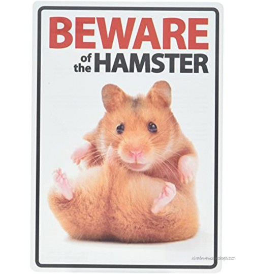 Beware Of The Hamster A5 Sign