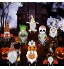 Gehydy Halloween GNOME Yard Signe Décorations 8 PCS Effrayant GNOME Fantôme Squelette Momie Yard Signe en Plein Air Pelouse Partie Ornements Passerelle Jardin Décor 15x9 Pouces