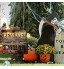 Lobyoh Décoration d'Halloween Panneaux d'avertissement 3PCS Accessoires d'Halloween en plein air Panneau de Signalisation de Jardin pour la Maison de Pelouse Jardin Fête