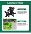 Piquet de jardin pour chien panneau de jardin décoratif en acrylique tableau d'avertissement pour chien décoration de jardin pour pelouse terrasse balcon 21 x 17 cm
