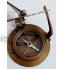 Boussole nautique antique à cadran solaire 6,3 cm finition antique