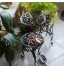 Sungmor Support de pot de fleurs en fonte haute performance 26 pouces 2 niveaux en métal Support de pot de fleurs décoratif vintage et rustique Pour intérieur et extérieur