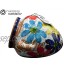 Jardinière en céramique en forme d’orge pour suspendre un pot de fleurs mural décoration printemps 100 % décorée à la main 25 x 26 x 18 cm
