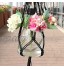 Ounona Plante macramé Suspension Pot de fleurs à suspendre Pots de fleurs décoration murale Noir