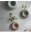 Pots de fleurs à suspendre Donut Shape Vase en céramique Vase mural Pendentif Accueil Décoration intérieure suspendue Vase murale Vase murale Plantes Intérieur Pot de fleurs mural  Color : Pink S