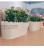 Pots de fleurs à suspendre Planteurs suspendues colorées Pot de fleurs de fer en métal avec panier plant mural de crochet pour la maison balcon jardin décor intérieur Pots de fleurs d'intérieur et d'e