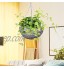 Pots de fleurs suspendus et paniers de jardin à suspendre durable avec corde effet plante pour intérieur ou extérieur balcon