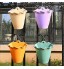 RYUNQ Lot de 6 pots de fleurs à suspendre en plastique avec crochets