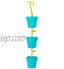 VIGAR Support pour Pots de Fleurs Dimensiones: 12.5 x 12.5 x 70 cm Turquoise