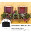 YARNOW Pot de fleurs suspendu pour balcon Pot de fleurs Support avec crochet Pot de fleurs à suspendre Pour l'intérieur et l'extérieur