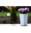 Happy Flower MultiProject Pot à fleurs plantes avec insert forme carrée aspect rotin 4 tailles 3 couleurs au choix