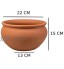 Pot artisanal de bar modèle Carpin 22 x 15 cm